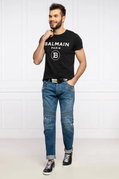 Majica | Regular Fit Balmain 	črna	
