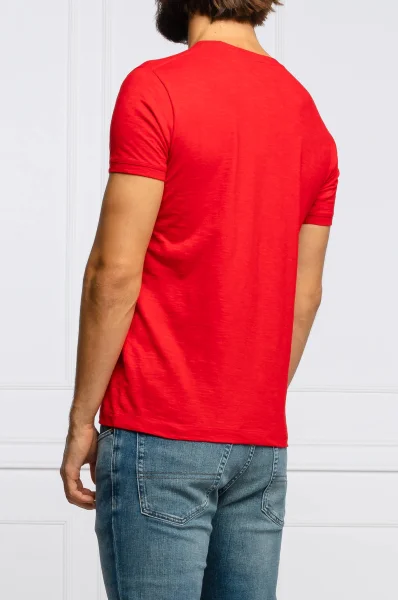 majica golders | tailored slim Pepe Jeans London 	rdeča	