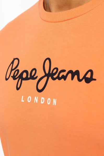 Tricou Eggo | Regular Fit Pepe Jeans London 	barva breskve	