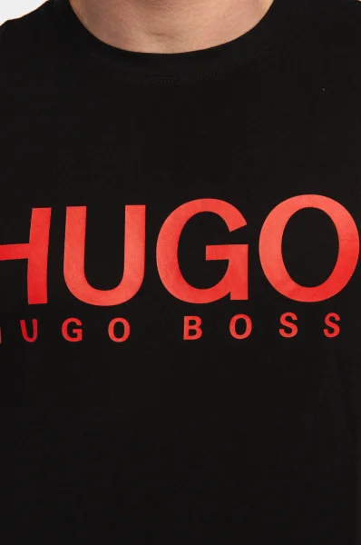 t-shirt dolive | regular fit HUGO 	črna	