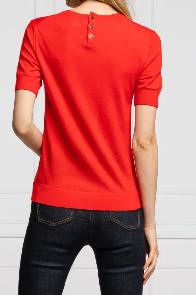 kašmirjevo pulover iberia | regular fit TORY BURCH 	rdeča	