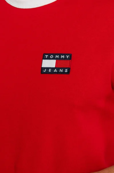 Majica | Regular Fit Tommy Jeans 	rdeča	