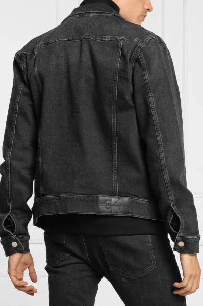 jeans jakna | slim fit CALVIN KLEIN JEANS 	črna	