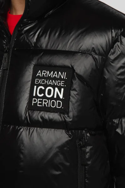 Puhasta jakna | Regular Fit puhasta Armani Exchange 	črna	