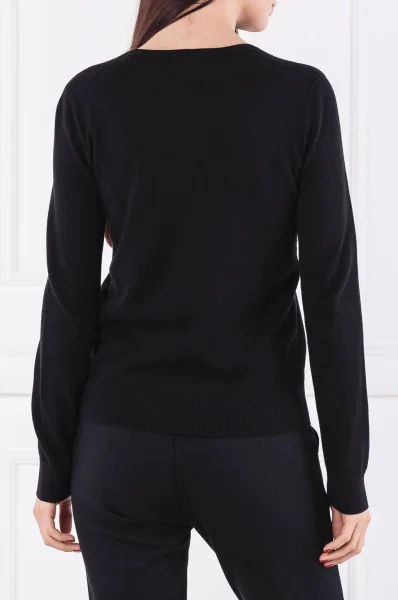 pulover | regular fit Armani Exchange 	črna	