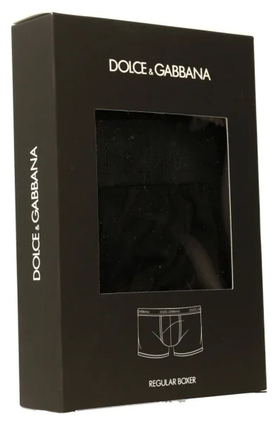 Bokserice | z dodatkom svile Dolce & Gabbana 	črna	