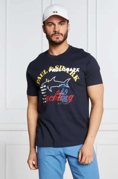 Majica | Regular Fit Paul&Shark 	temno modra	