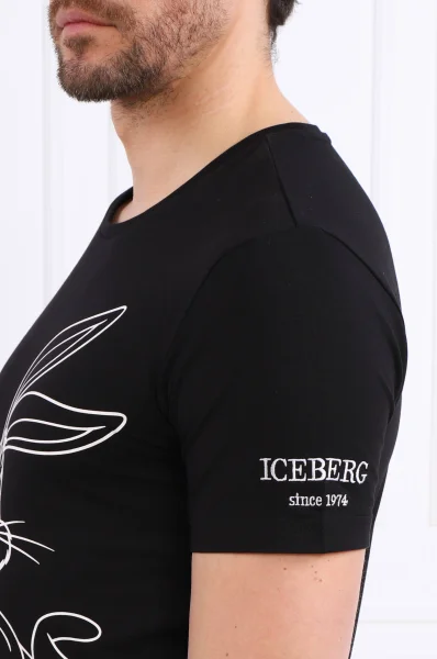 Majica ICEBERG X LOONEY TUNES | Regular Fit Iceberg 	črna	