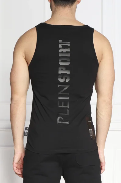 Oprijeta majica | Slim Fit Plein Sport 	črna	