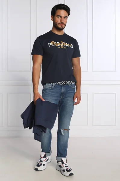 Majica THIERRY | Regular Fit Pepe Jeans London 	temno modra	