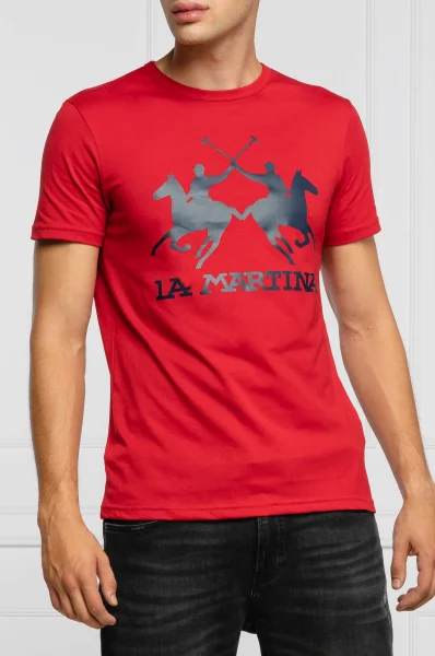 majica | regular fit La Martina 	rdeča	