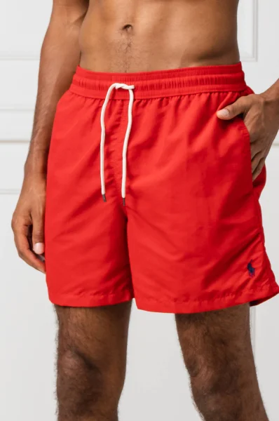 kratke hlače  | regular fit POLO RALPH LAUREN 	rdeča	