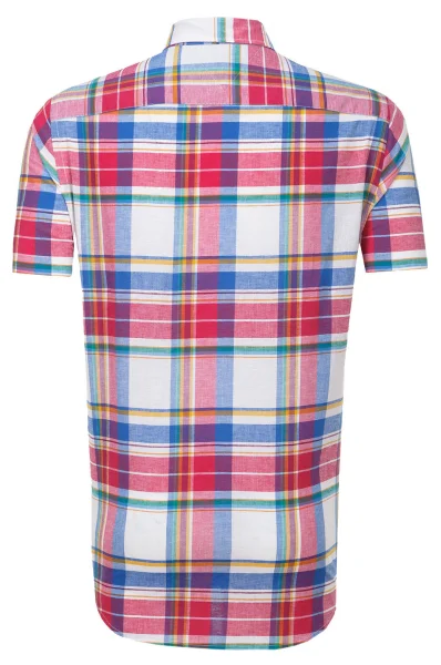 srajca amiston | fitted fit | z dodatkom lana Tommy Hilfiger 	rdeča	