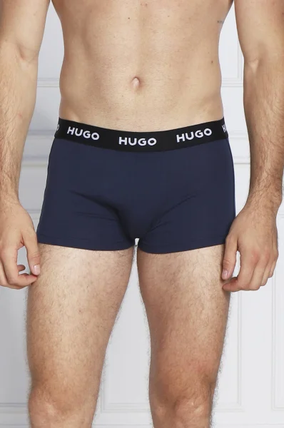 Bokserice 3-pack TRUNK TRIPLET PACK Hugo Bodywear 	temno modra	