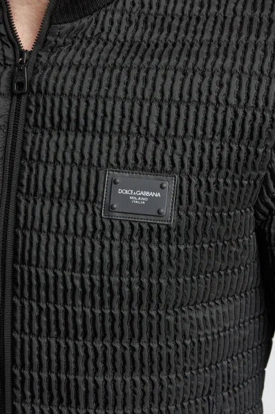 Bomber jakna | Regular Fit | z dodatkom svile Dolce & Gabbana 	črna	