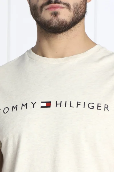 Tricou FLAG | Regular Fit Tommy Hilfiger 	bež	