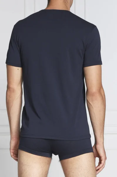 Majica 2-pack | Regular Fit Emporio Armani 	temno modra	