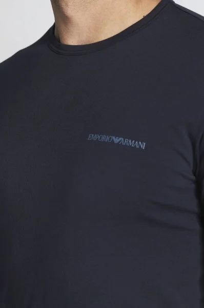 Majica 2-pack | Regular Fit Emporio Armani 	temno modra	