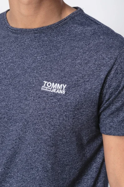 majica tjm modern jaspe | regular fit Tommy Jeans 	temno modra	