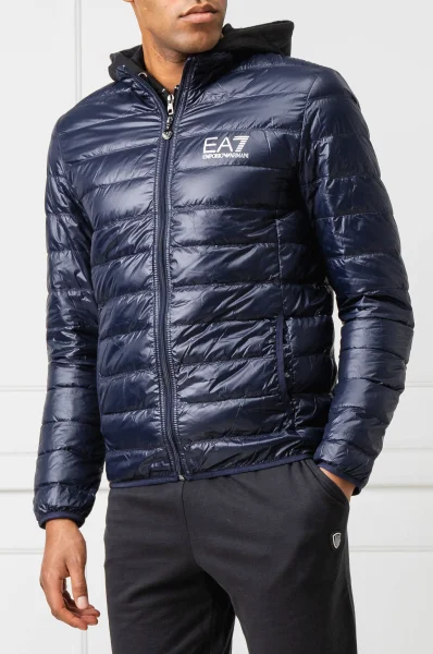 Puhasta jakna | Regular Fit puhasta EA7 	temno modra	