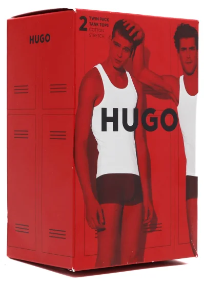 Tank top 2-pack Hugo Bodywear 	rdeča	