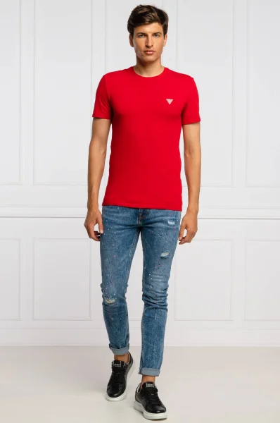 majica core | extra slim fit GUESS 	rdeča	