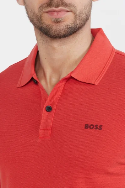 Polo BOSS | rdeča | Regular ORANGE Fit