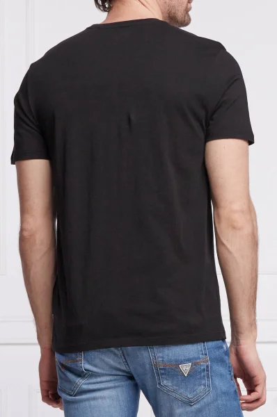 Majica | Regular Fit GUESS 	črna	