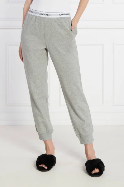 Hlače pižama | Regular Fit Calvin Klein Underwear 	siva	
