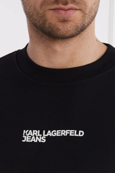 Bluza | Regular Fit Karl Lagerfeld Jeans 	črna	
