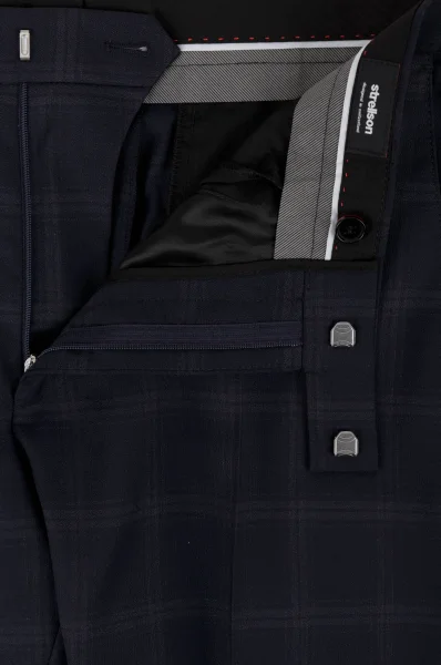 Volneni hlače Madden | Slim Fit Strellson 	temno modra	