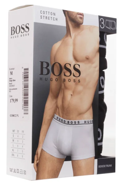 bokserice 3-pack Boss Bodywear 	črna	