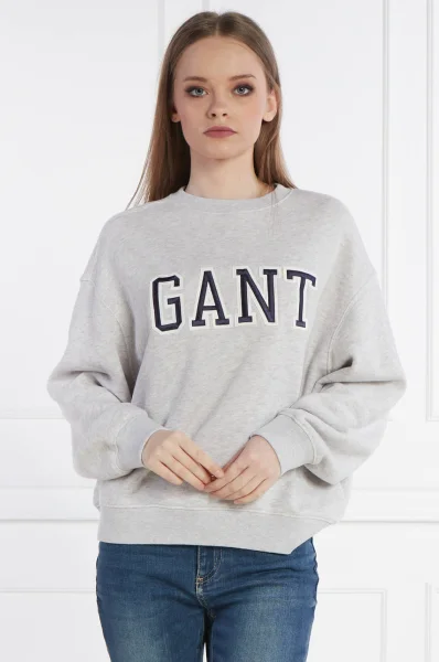 Bluza | Oversize fit Gant 	siva	