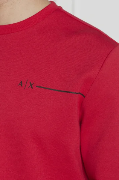 Bluza | Regular Fit Armani Exchange 	rdeča	
