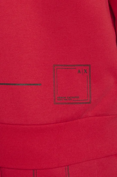Bluza | Regular Fit Armani Exchange 	rdeča	