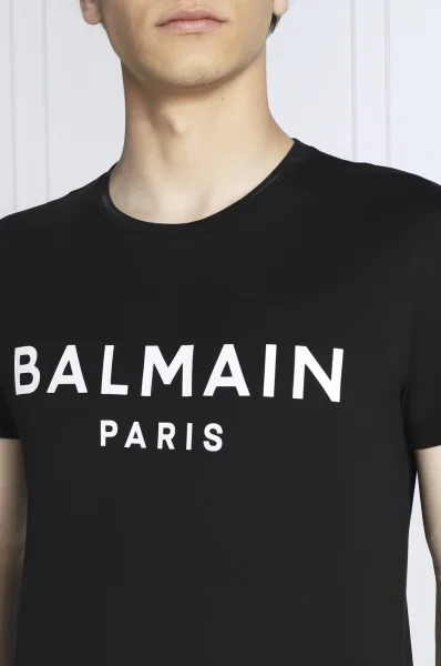Majica | Regular Fit Balmain 	črna	