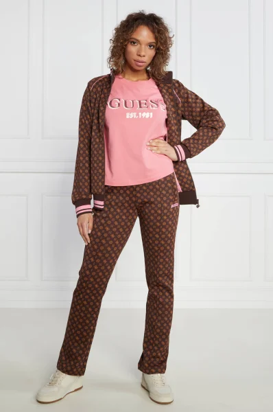 Majica BEULAH BOXY | Regular Fit GUESS ACTIVE 	roza	