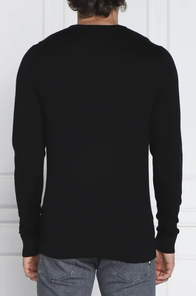 volneni pulover | regular fit Calvin Klein 	črna	