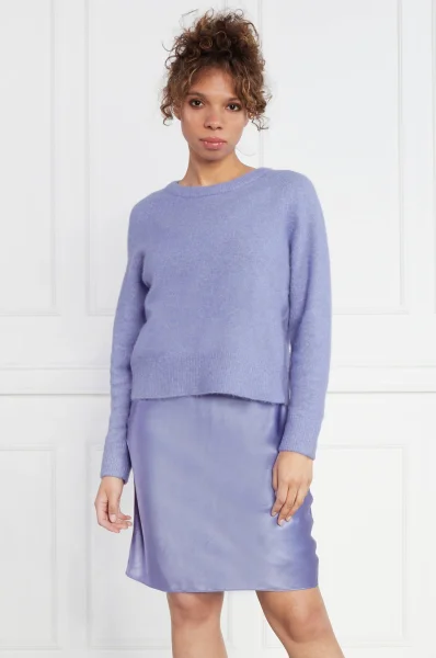 volneni pulover | regular fit Samsøe Samsøe 	barva sivke	