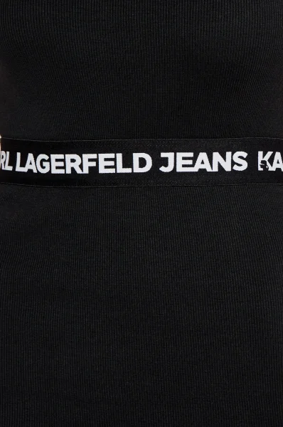 Obleka Karl Lagerfeld Jeans 	črna	