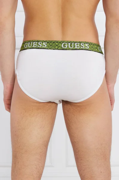 Hlačke 3-pack JOE BRIEF Guess Underwear 	barva limete	