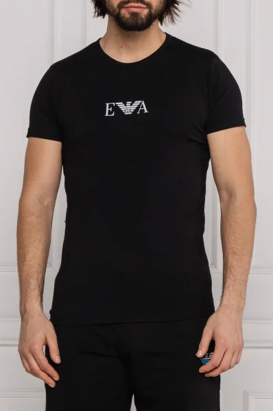t-shirt 2-pack | regular fit Emporio Armani 	črna	