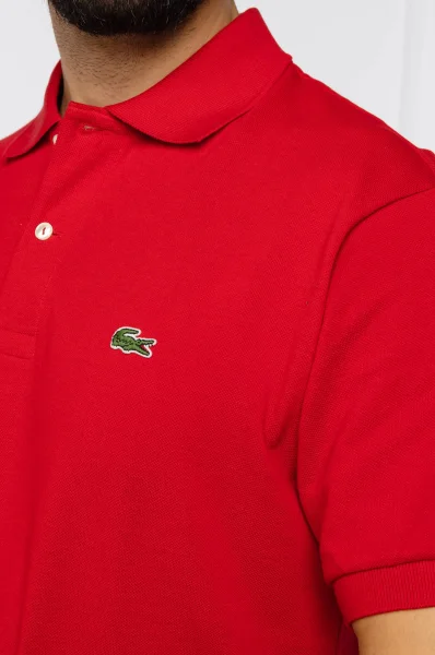 Polo | Classic fit | pique Lacoste 	rdeča	