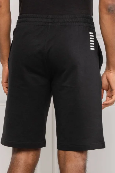 kratke hlače | loose fit EA7 	črna	