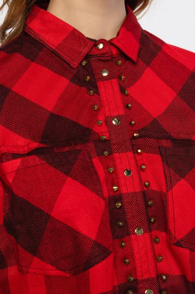 majica clothilde | loose fit GUESS 	rdeča	
