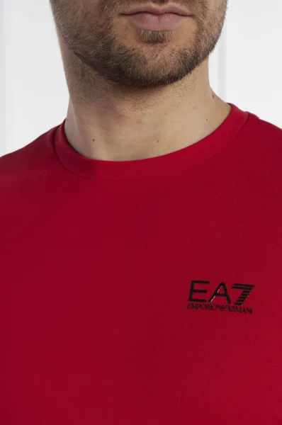Hanorac | Regular Fit EA7 	rdeča	