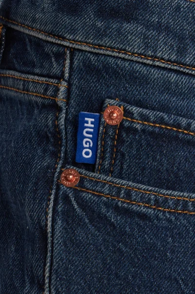 Jeansi kratke hlače ASH/S | Slim Fit Hugo Blue 	temno modra	