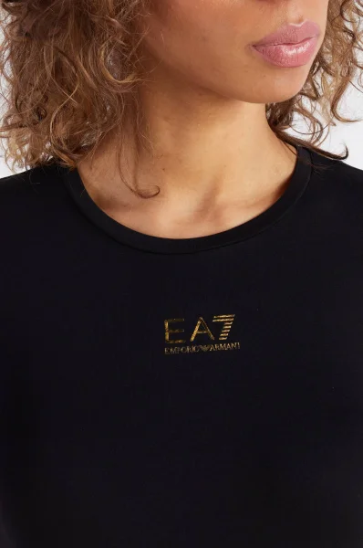 Bluza | Regular Fit EA7 	črna	