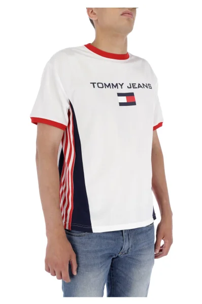 majica 90s signature football | regular fit Tommy Jeans 	bela	