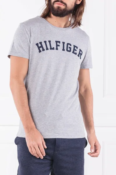 majica tee logo | regular fit Tommy Hilfiger 	siva	